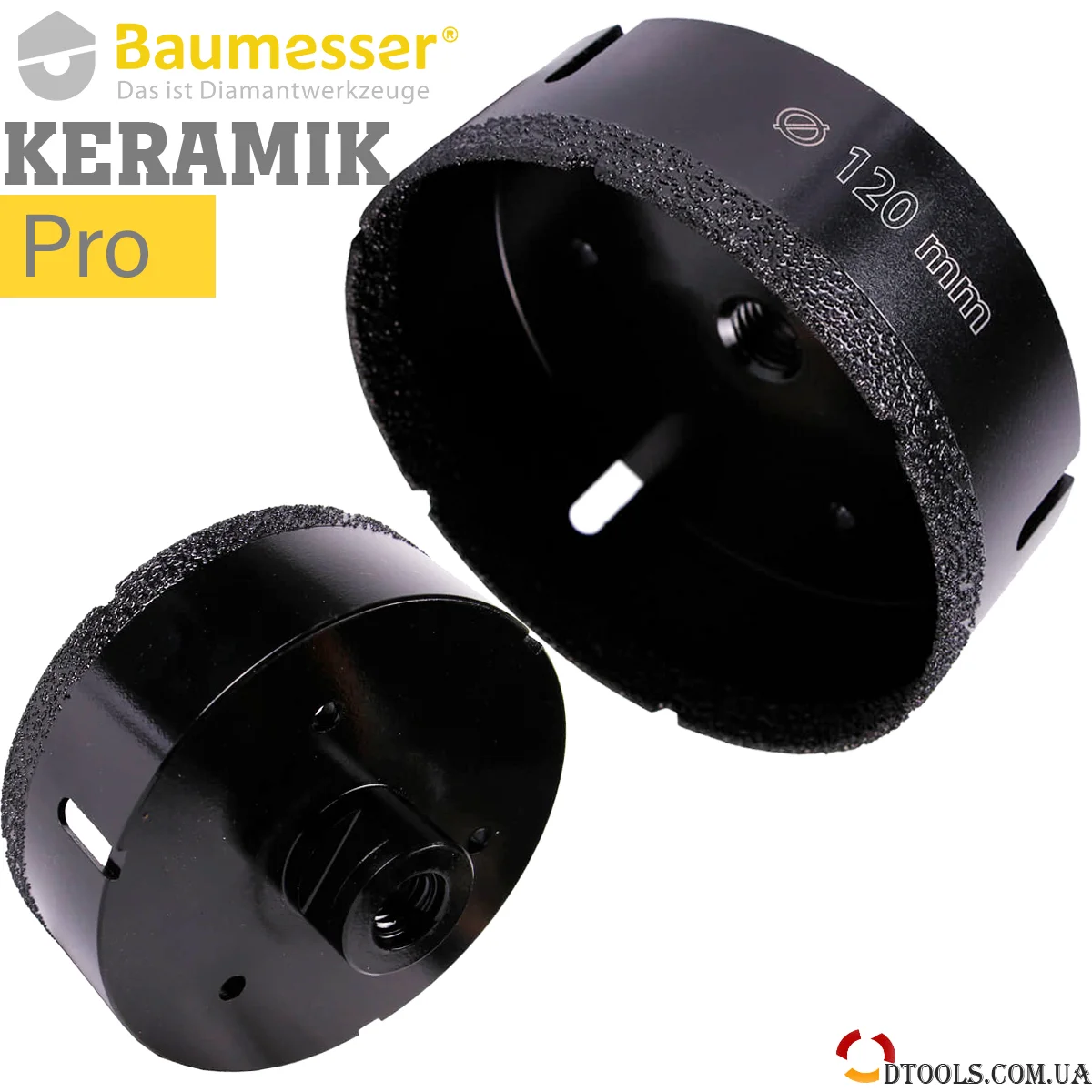 Коронка алмазная на болгарку по плитке Baumesser 100 mm Keramik Pro